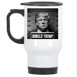 Trump 2024 Mugshot Trump Mug Shot President Stainless Steel Travel Mug