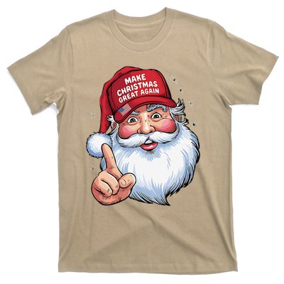 Trump 2024 Make Christmas Great Again Funny Santa T-Shirt