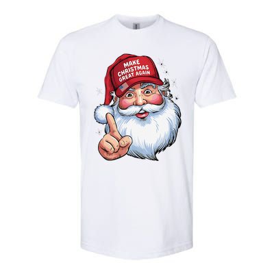 Trump 2024 Make Christmas Great Again Funny Santa Softstyle CVC T-Shirt