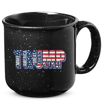 Trump 2024 Make America Great Again 15oz Campfire Ceramic Mug