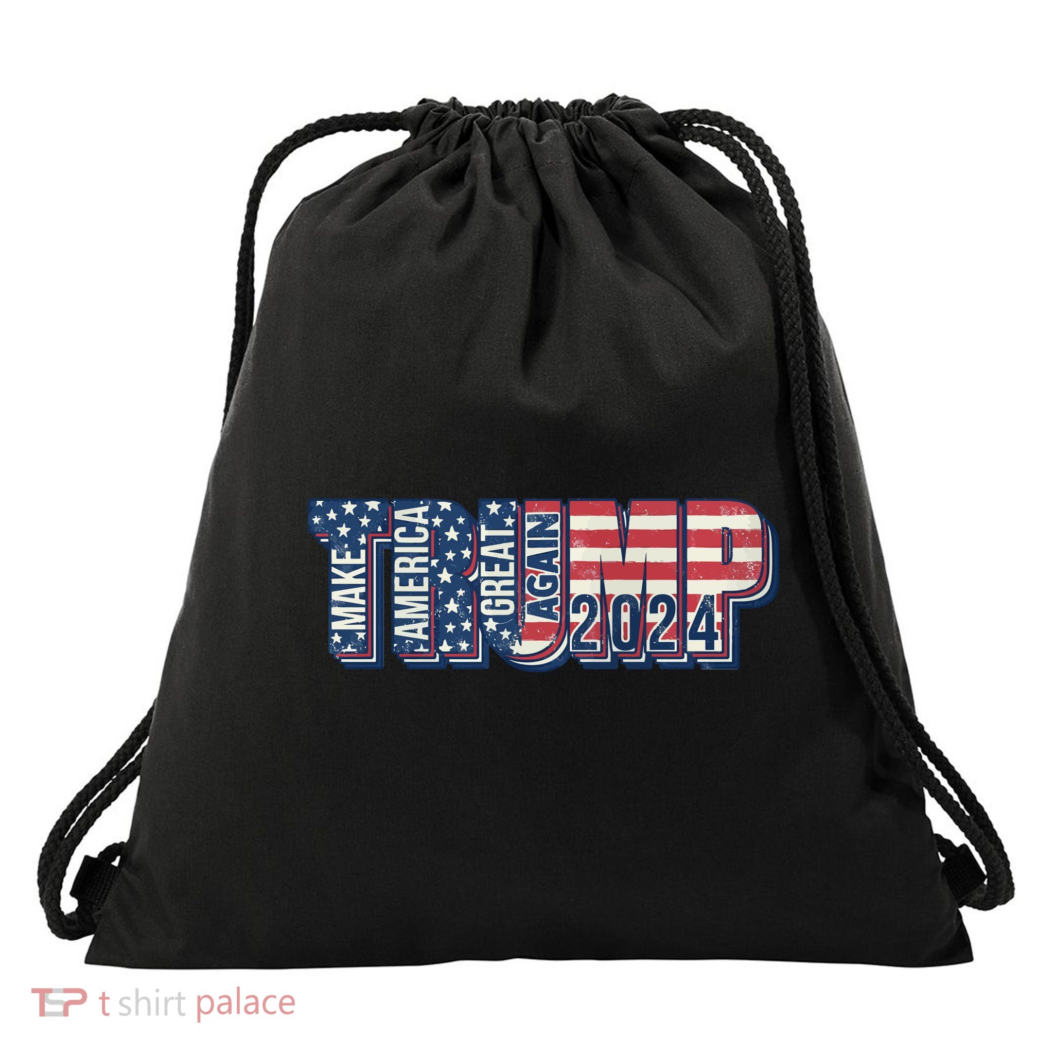 Trump 2024 Make America Great Again Drawstring Bag