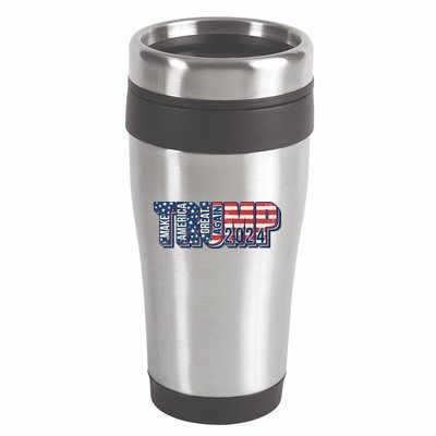 Trump 2024 Make America Great Again 16oz Travel Tumbler
