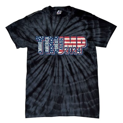 Trump 2024 Make America Great Again Tie-Dye T-Shirt