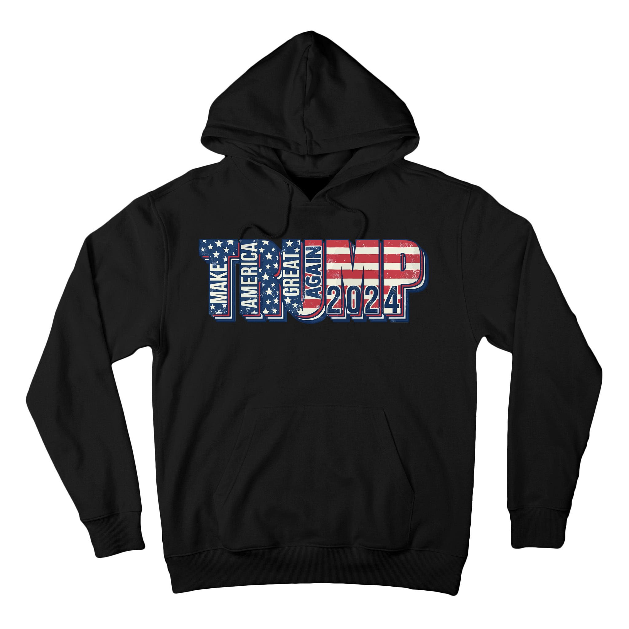 Trump 2024 Make America Great Again Tall Hoodie
