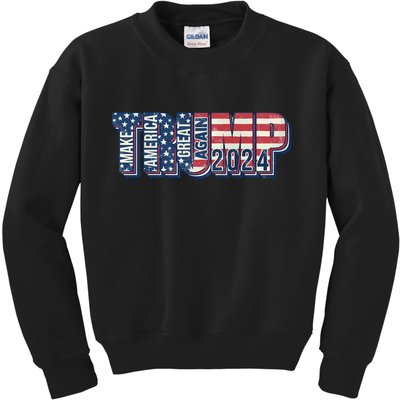 Trump 2024 Make America Great Again Kids Sweatshirt