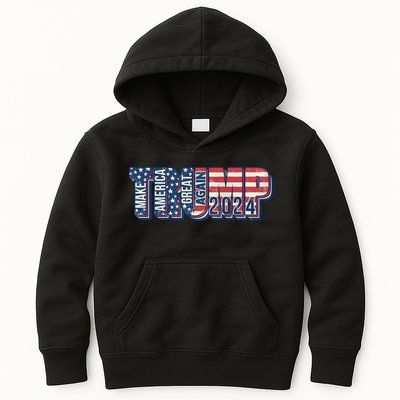 Trump 2024 Make America Great Again Kids Hoodie