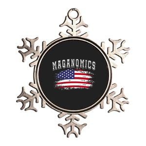 Trump 2024 Maganomics President Legend Metallic Star Ornament