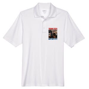 Trump 2024 Miss Me Yet 4th Of July America Independence Day Men's Origin Performance Piqué Polo