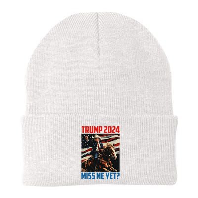 Trump 2024 Miss Me Yet 4th Of July America Independence Day Beanie