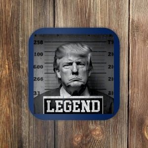 Trump 2024 Mugshot President Legend Coaster