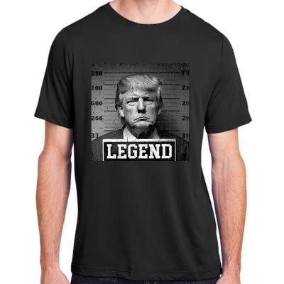 Trump 2024 Mugshot President Legend Adult ChromaSoft Performance T-Shirt