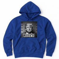 Trump 2024 Mugshot President Legend Hoodie