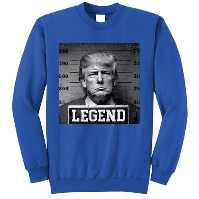 Trump 2024 Mugshot President Legend Sweatshirt