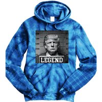 Trump 2024 Mugshot President Legend Tie Dye Hoodie