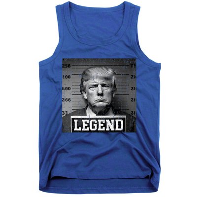 Trump 2024 Mugshot President Legend Tank Top