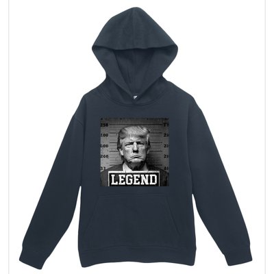 Trump 2024 Mugshot President Legend Urban Pullover Hoodie