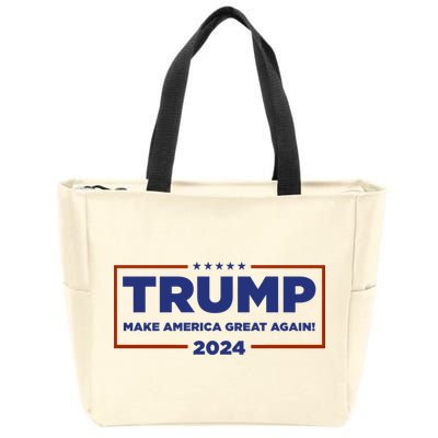 Trump 2024 Maga Zip Tote Bag