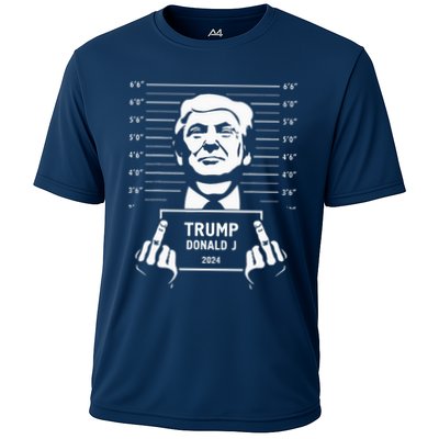 Trump 2024 Mugshot Style Poster Performance Shirt