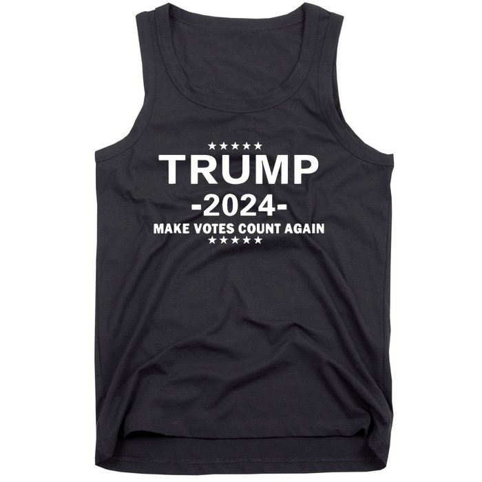 Trump 2024 Make Vote Count Again The Us Election Day Tank Top