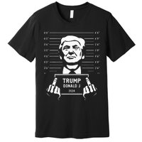 Trump 2024 Mugshot Style Poster Premium T-Shirt