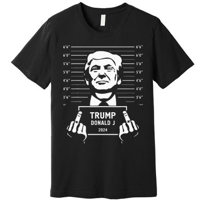 Trump 2024 Mugshot Style Poster Premium T-Shirt