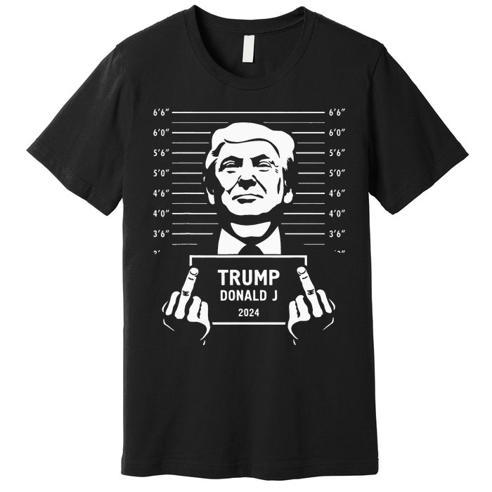 Trump 2024 Mugshot Style Poster Premium T-Shirt