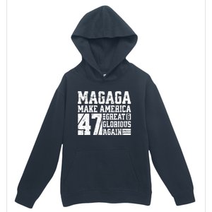 Trump 2024 MAGAGA Shirt Magaga Make America Great And Glorious Again 47 Urban Pullover Hoodie