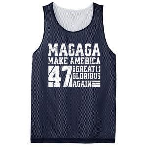 Trump 2024 MAGAGA Shirt Magaga Make America Great And Glorious Again 47 Mesh Reversible Basketball Jersey Tank