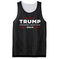 Trump 2024 Make America Healthy Again Mesh Reversible Basketball Jersey Tank