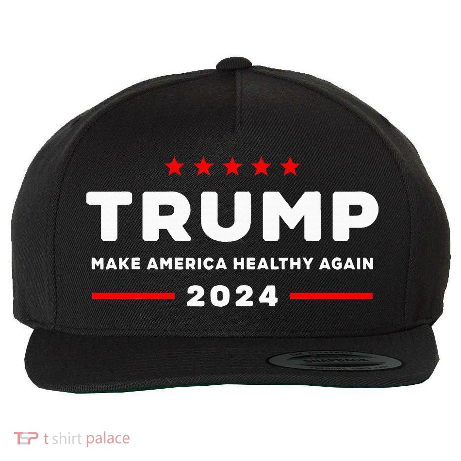 Trump 2024 Make America Healthy Again Wool Snapback Cap