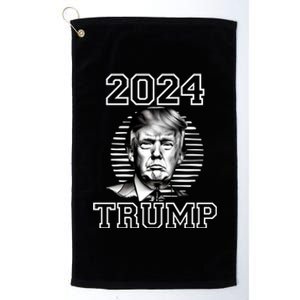 Trump 2024: MAGA Patriot Reelect Keep America Great! Platinum Collection Golf Towel