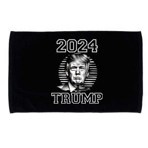 Trump 2024: MAGA Patriot Reelect Keep America Great! Microfiber Hand Towel