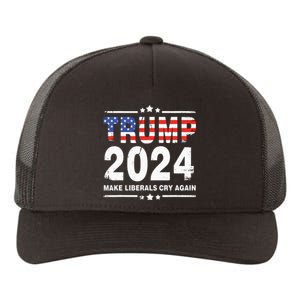 Trump 2024 Make Liberals Cry Again Yupoong Adult 5-Panel Trucker Hat