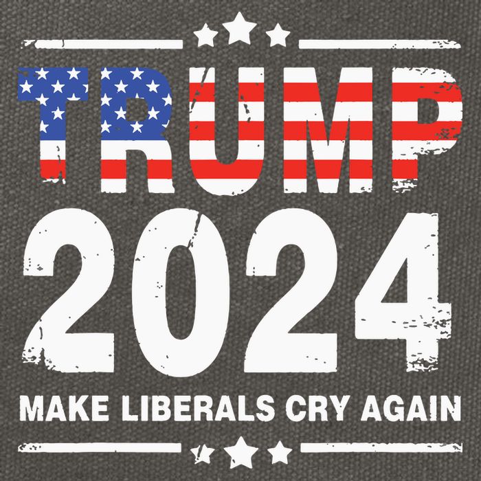 Trump 2024 Make Liberals Cry Again Cotton Canvas Backpack