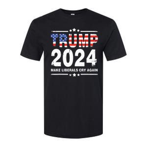 Trump 2024 Make Liberals Cry Again Softstyle CVC T-Shirt