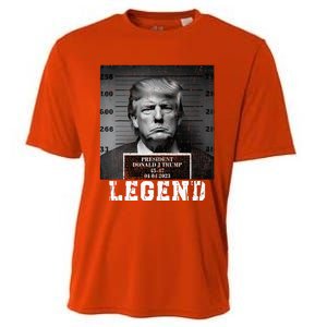 Trump 2024 Mugshot President Legend Cooling Performance Crew T-Shirt