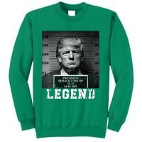 Trump 2024 Mugshot President Legend Sweatshirt