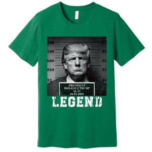 Trump 2024 Mugshot President Legend Premium T-Shirt