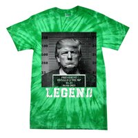 Trump 2024 Mugshot President Legend Tie-Dye T-Shirt