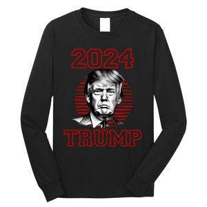 Trump 2024: MAGA Patriot Reelect Keep America Great! Long Sleeve Shirt