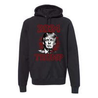 Trump 2024: MAGA Patriot Reelect Keep America Great! Premium Hoodie