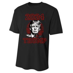 Trump 2024: MAGA Patriot Reelect Keep America Great! Performance Sprint T-Shirt