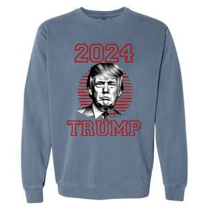 Trump 2024: MAGA Patriot Reelect Keep America Great! Garment-Dyed Sweatshirt