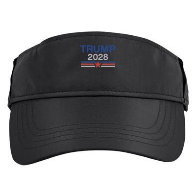 Trump 2028 Minimalist Retro Patriotic Trump Inauguration Adult Drive Performance Visor