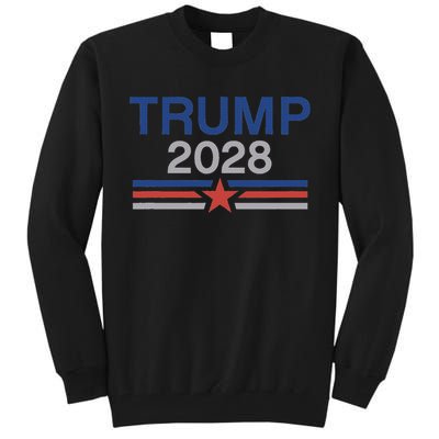 Trump 2028 Minimalist Retro Patriotic Trump Inauguration Tall Sweatshirt