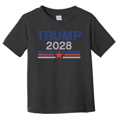 Trump 2028 Minimalist Retro Patriotic Trump Inauguration Toddler T-Shirt
