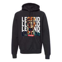 Trump 2024 Mugshot President legend Premium Hoodie