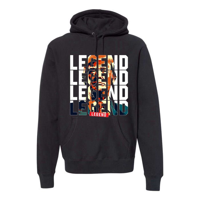 Trump 2024 Mugshot President legend Premium Hoodie