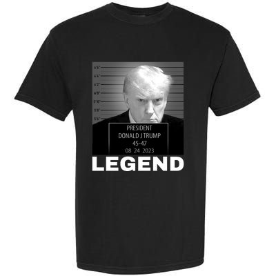 Trump 2024 Mugshot President legend Garment-Dyed Heavyweight T-Shirt