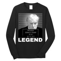 Trump 2024 Mugshot President legend Long Sleeve Shirt